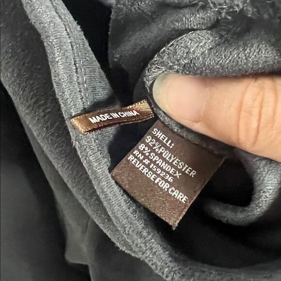 J McLaughlin Lori Faux Suede Leggings size L - Picture 6 of 6